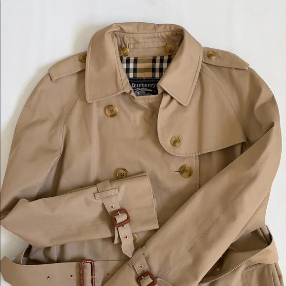 Burberry Vintage Long Kensington Heritage
Trench Coat Women’s size 14 - Picture 8 of 16